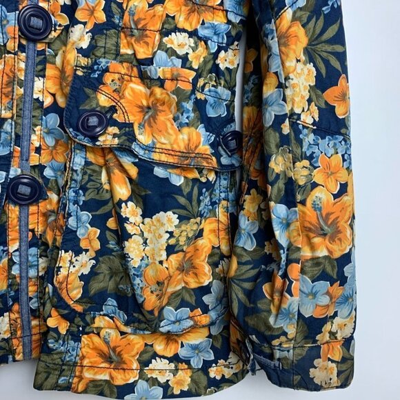 E•Land American Classic Floral Coat  Size Small - Picture 4 of 11